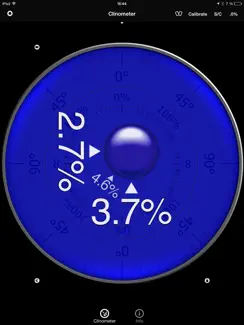 Clinometer + bubble level iPad image 2