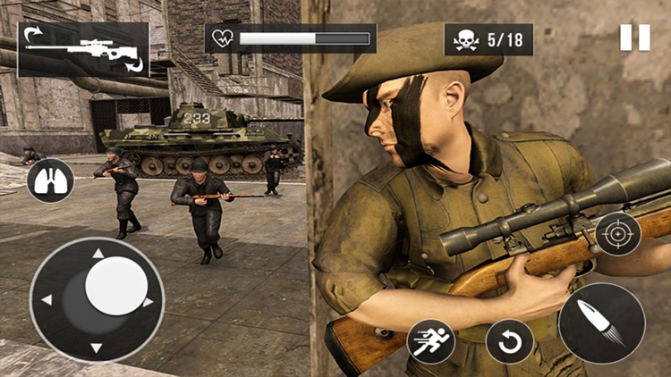 WW2 Sniper Shooter 3D Game screenshot-2