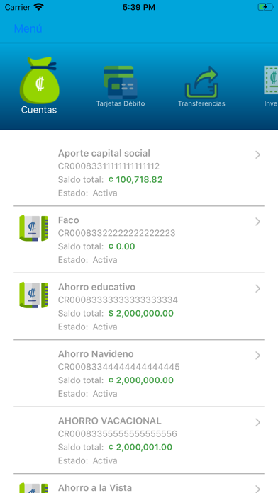 Screenshot #2 pour CoopeUna Móvil