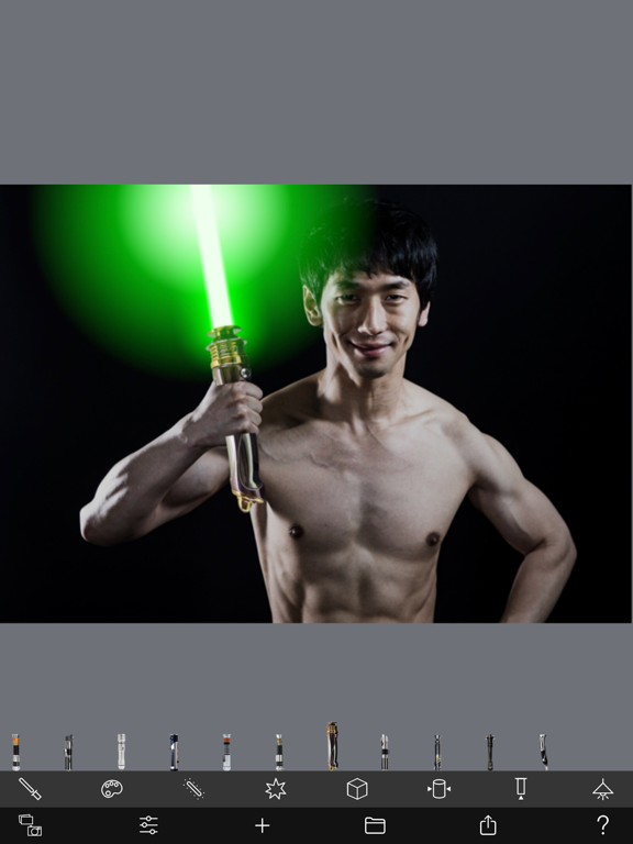 Lightsaber Camera Deluxe iPad screenshot