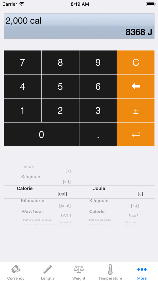 #3. Convert - Unit and Currency (iOS) بواسطة: Raphael Odermatt