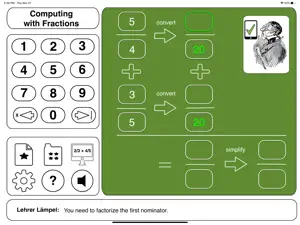 Lehrer Lämpel: Fractions screenshot #1 for iPad