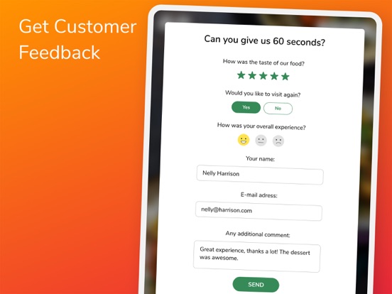 FineDine Tablet Menu App iPad screenshot 5 - Food & Drink app