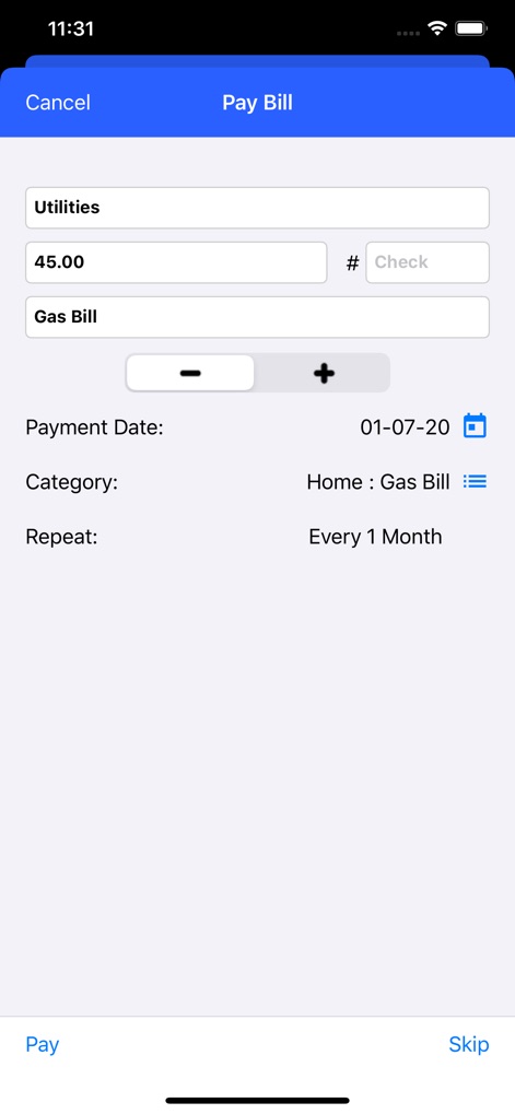 myBill$ Lite - Finance App | MWM