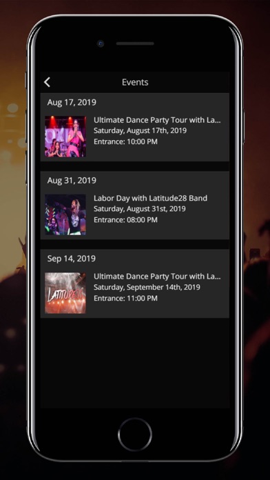 Latitude28 Band Phone App screenshot 2