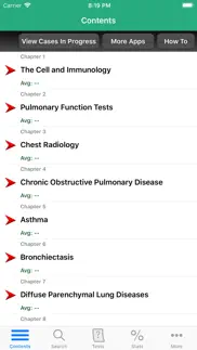 pulmonary disease board review iphone screenshot 2