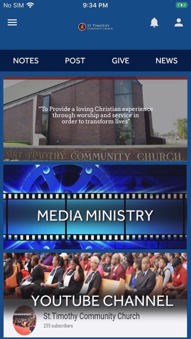 Screenshot #1 pour St Timothy Community Church