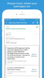 packages - track your parcels iphone screenshot 2