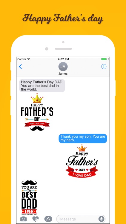 Funny Father's Day Stickers screenshot-3