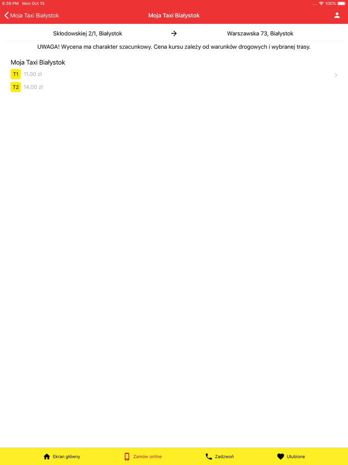 Moja Taxi Białystok