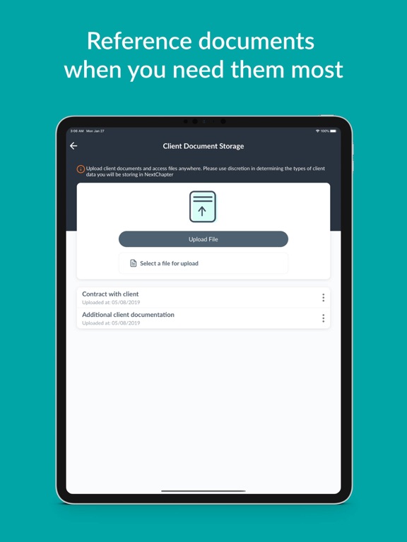 NextChapterBK iPad screenshot 5 - Business app