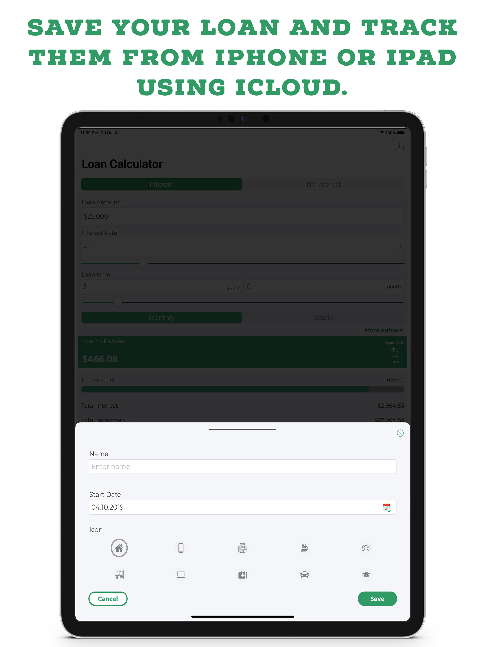 Loan Calculator and Manager screenshot 11