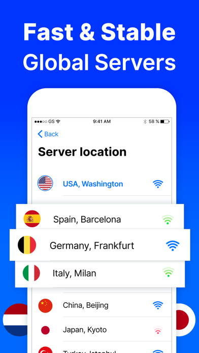 VPN proxy Unlimited for phone screenshot 3