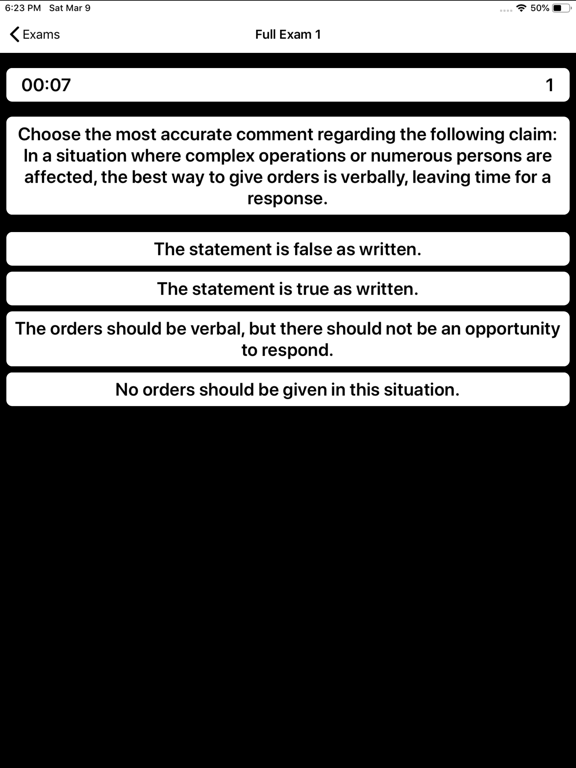 Police Sergeant Exam Prep iPad screenshot