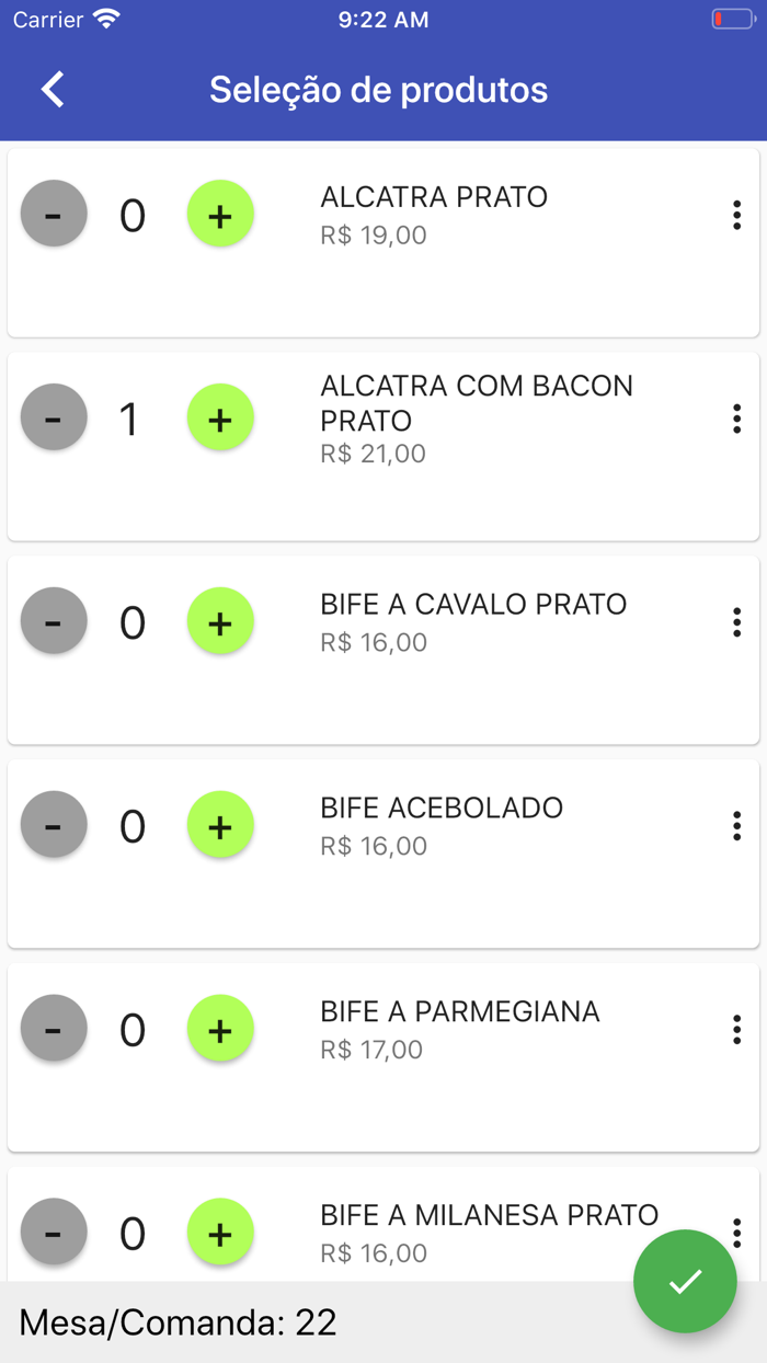 Consumo Fácil - garçom