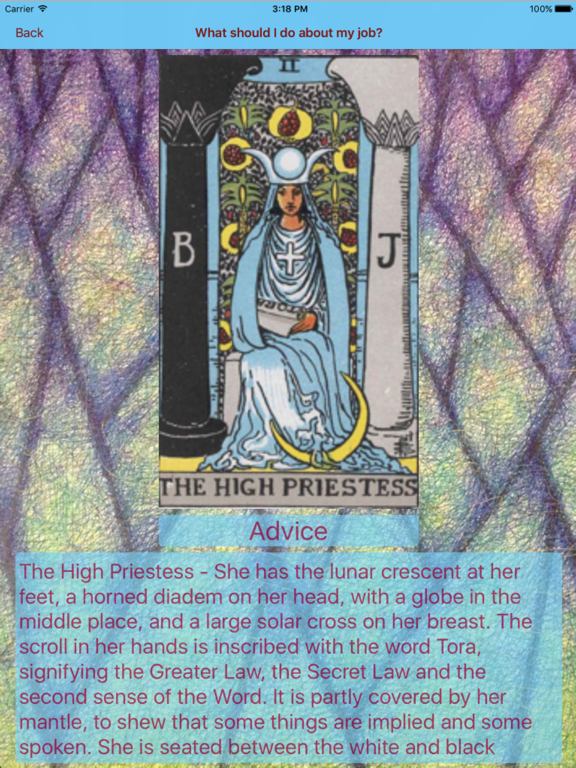 Screenshot #5 pour Tarot Card Reader Clear