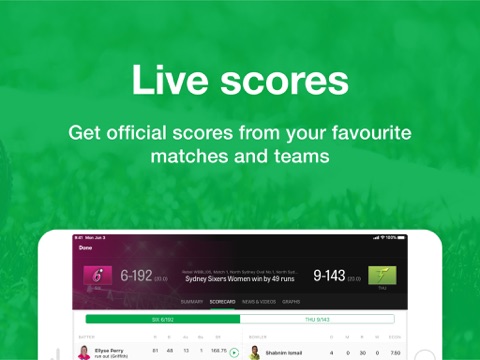 Cricket Australia Live screenshot 3