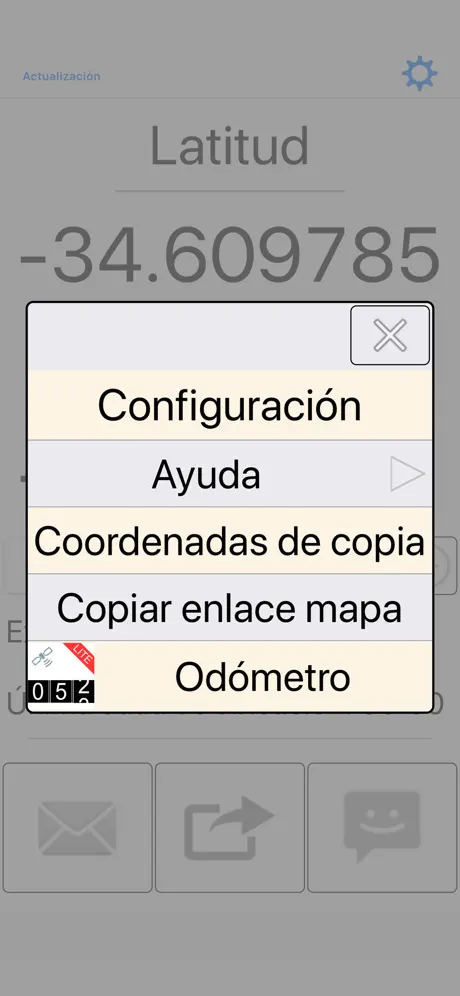 Mis coordenadas GPS