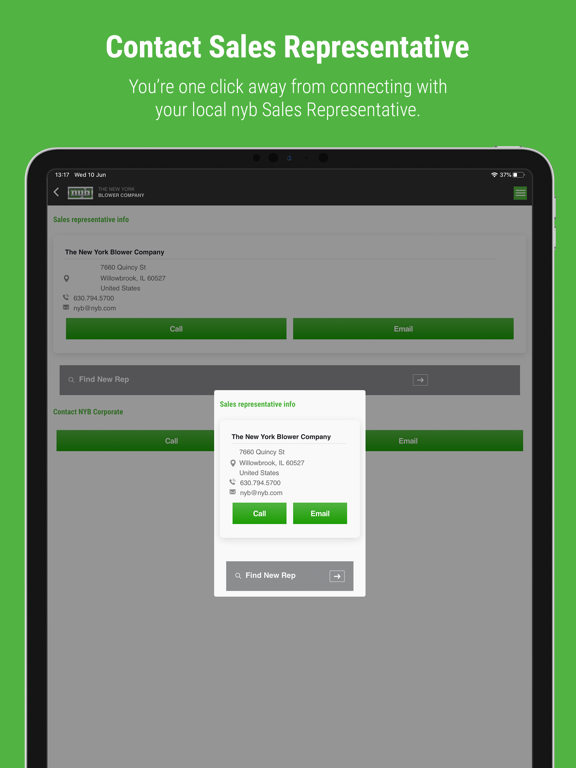 New York Blower iPad screenshot 2 - Business app