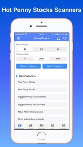 Penny Stocks Pro - screener screenshot