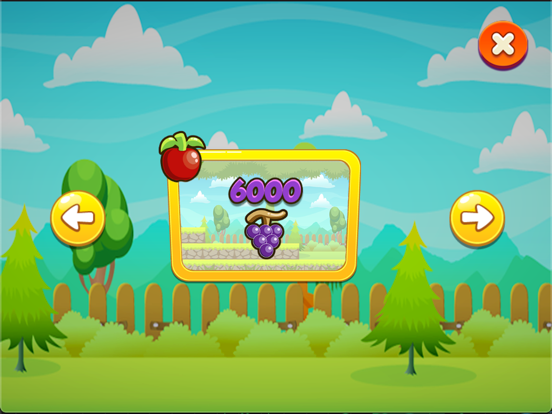 Smart Turtle Fruit Runing Game iPad screenshot