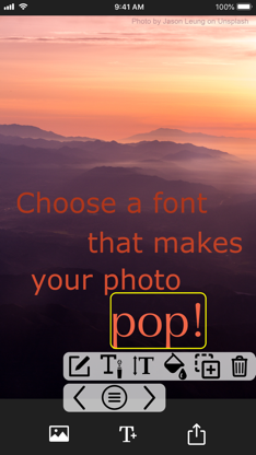 Imprint - Text on Photos screenshot 5