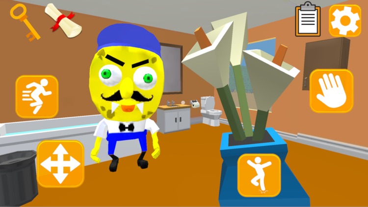 Sponge Neighbor Escape 3D screenshot-4