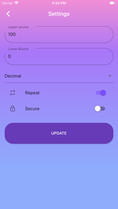 Screenshot #2 pour Multiformat Random Number