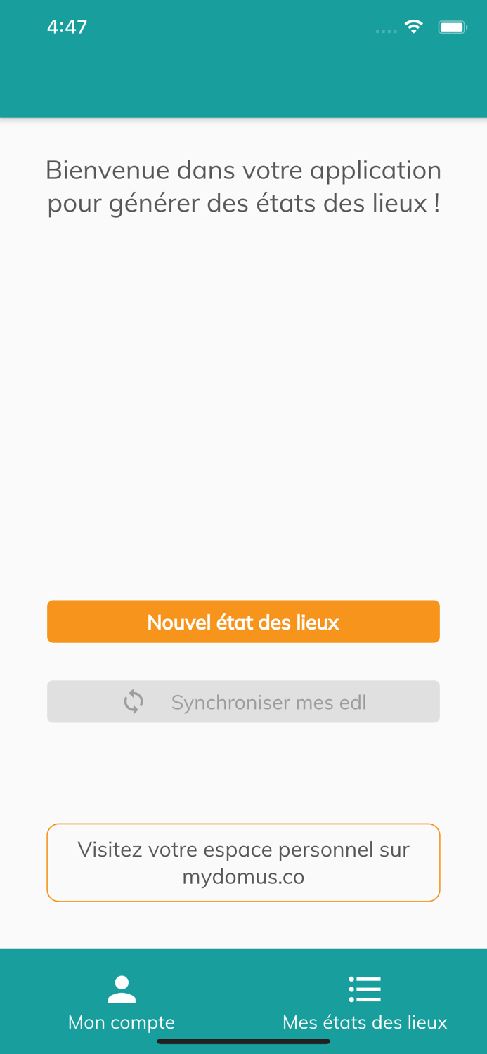 Etat des lieux - mydomus