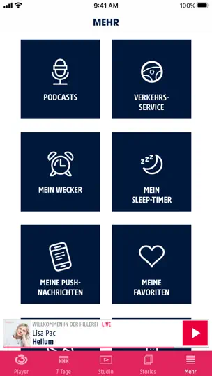 Screenshot von Hitradio Ö3 auf dem iPhone 5
