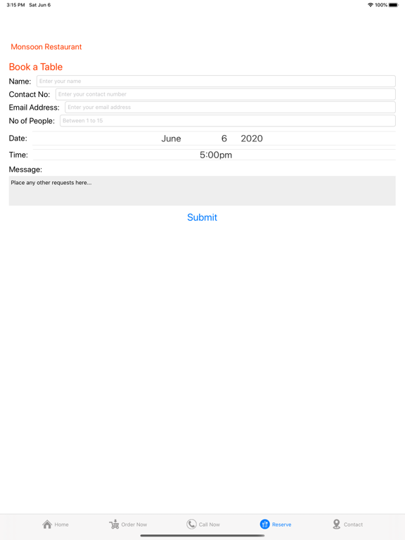Screenshot #6 pour Monsoon Indian Restaurant