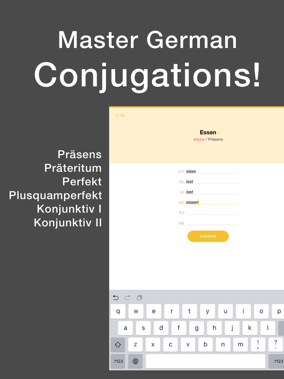 Screenshot #4 pour Conjuu - German Conjugation