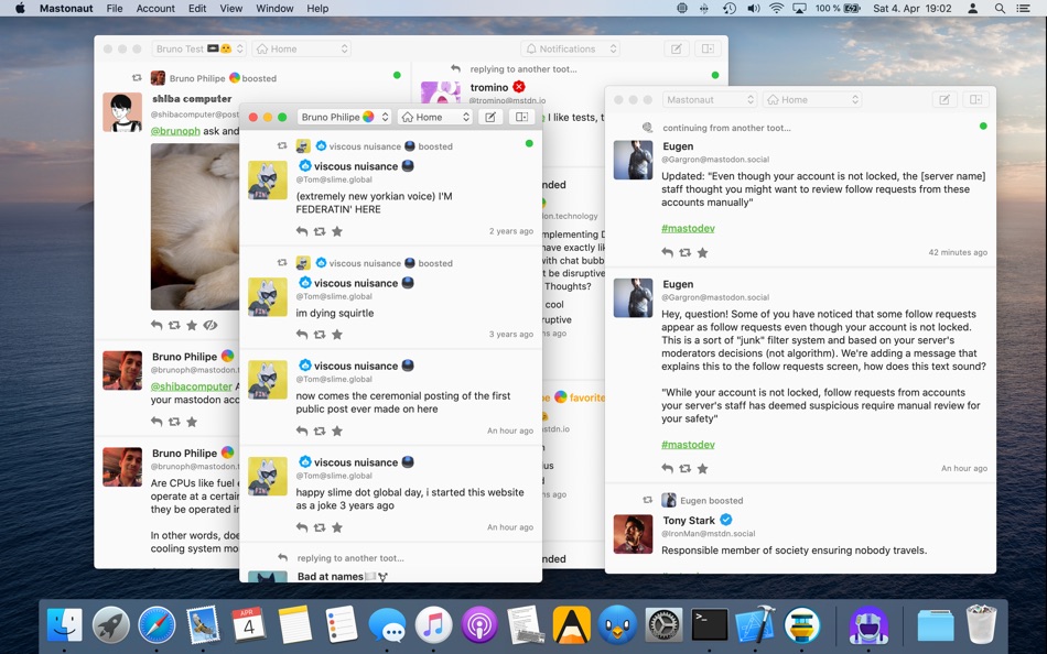 #4. Mastonaut (macOS) 由: Bruno Philipe Resende Silva