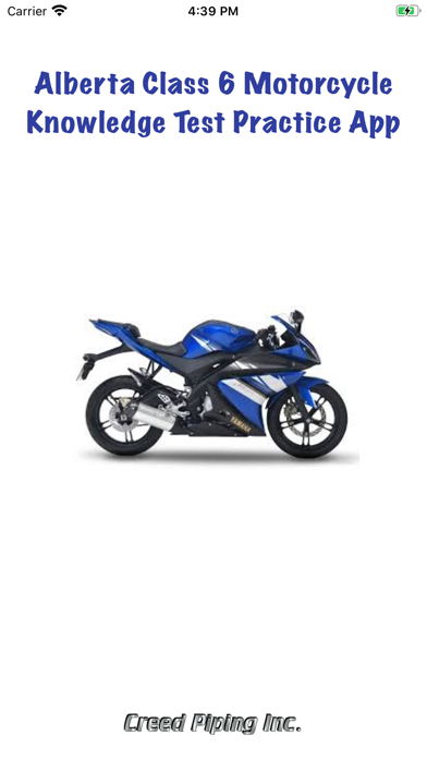 Screenshot #1 pour AB Motorcycle Class 6 Test