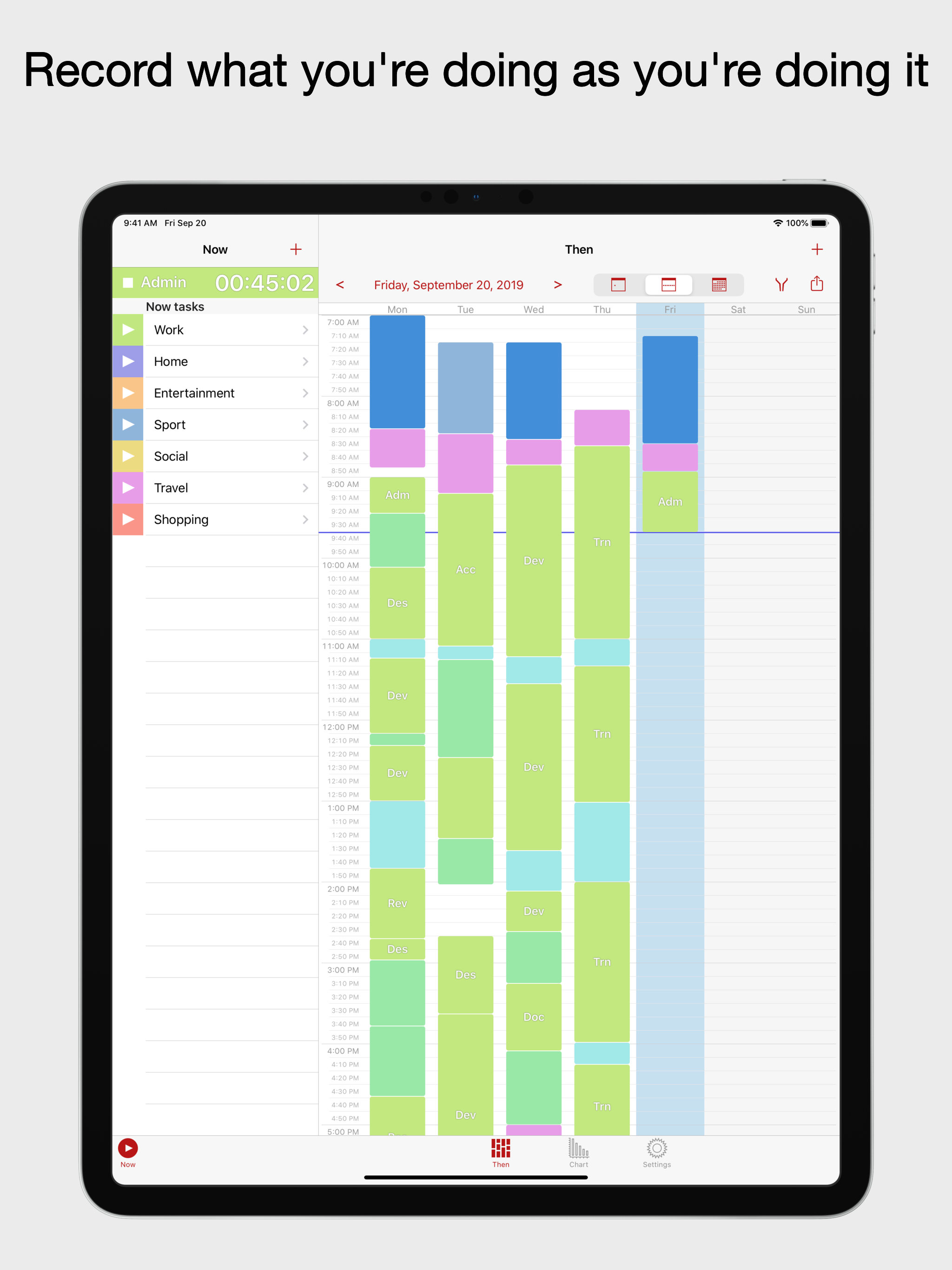 Now Then Time Tracking Pro