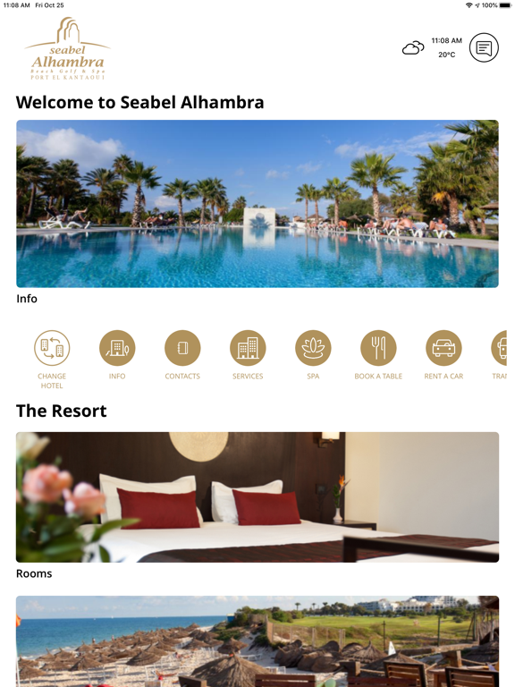 Seabel Hotels iPad screenshot 2 - Travel app