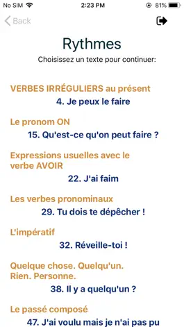 Game screenshot Le Français Fluide hack