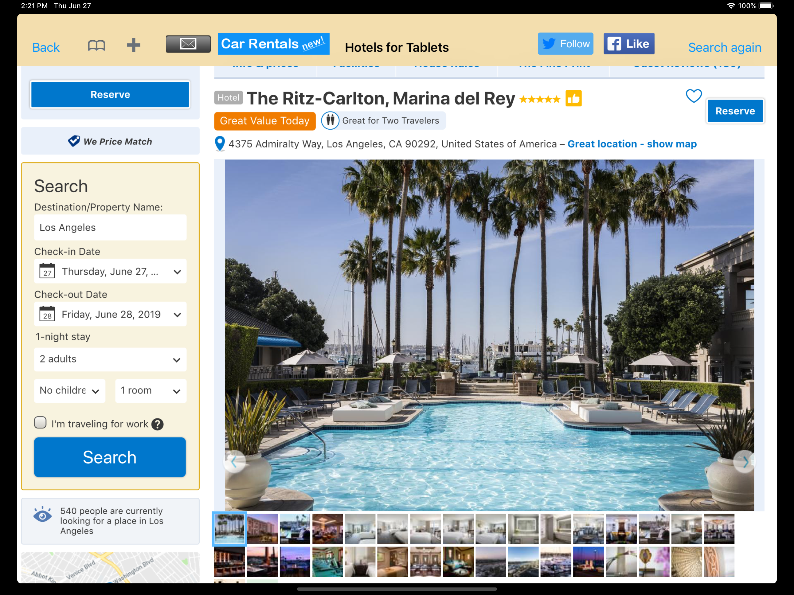 Hotels for Tablets screenshot 12