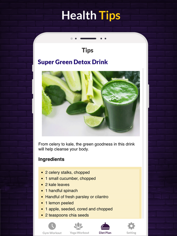 Gym workout - Gym trainer iPad screenshot 6 - Health & Fitness app