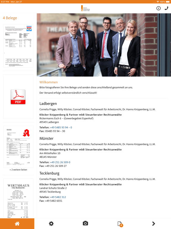 Screenshot #4 pour Klöcker Knippenberg & Partner