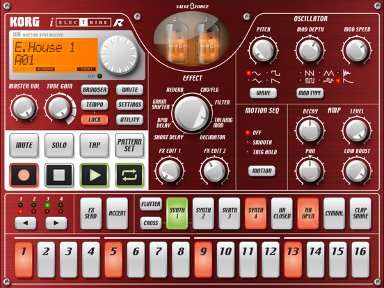 Screenshot #5 pour KORG iELECTRIBE for iPad