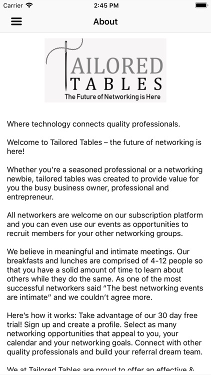 Tailored Tables screenshot-9