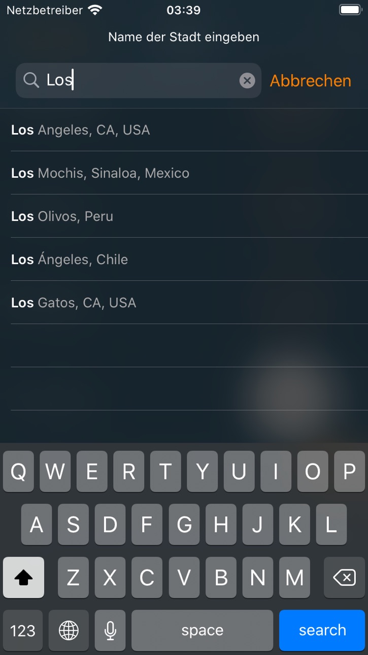 iPhone screenshot