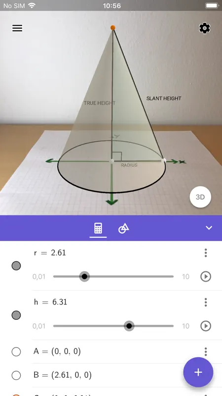 GeoGebra Calculadora 3D screenshot 5 of 8