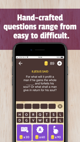 Bible Trivia App Game screenshot