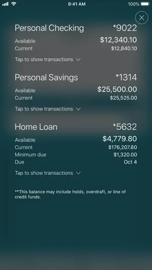 Pantex FCU Mobile App screenshot 1