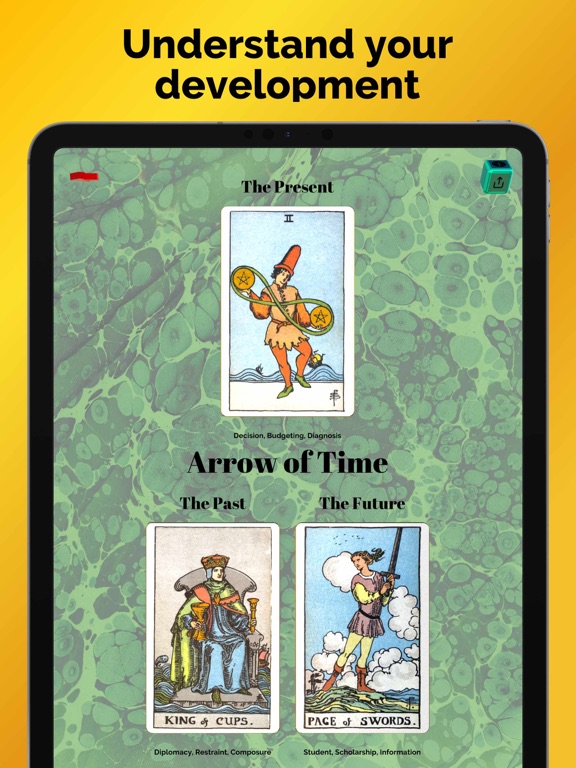 Gold Tarot iPad screenshot