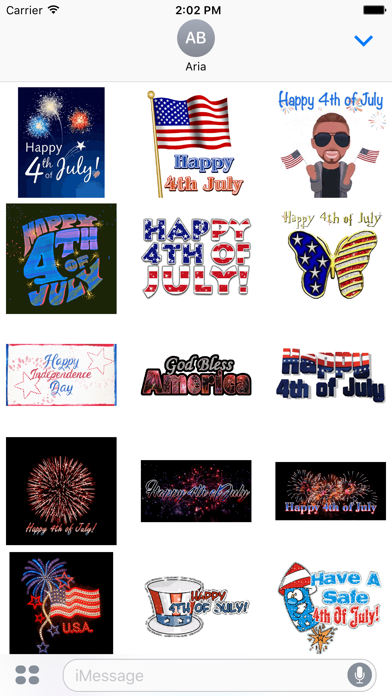 Happy Independence Day Sticker screenshot 2