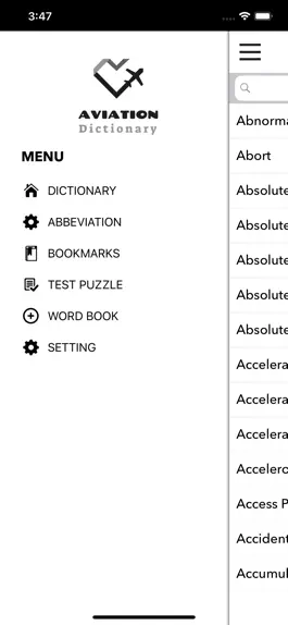 Game screenshot Aviation Dictionary - Offline apk