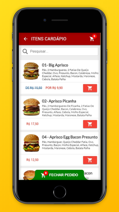 Screenshot #2 pour Aprisco Lanches Rio das Ostras